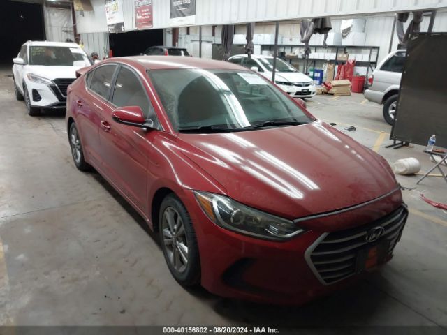 hyundai elantra 2017 kmhd84lf4hu409345