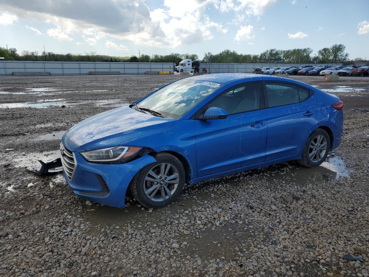 hyundai elantra 2017 kmhd84lf4hu425786