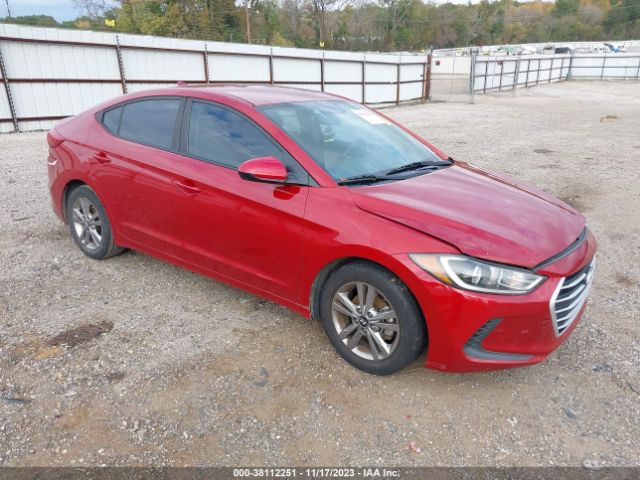 hyundai elantra 2018 kmhd84lf4ju470104