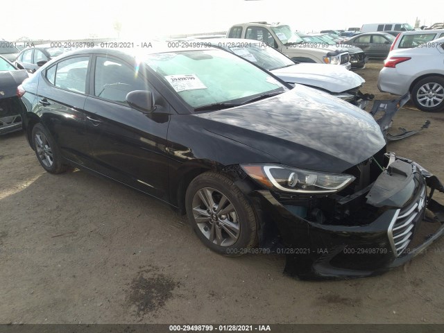 hyundai elantra 2018 kmhd84lf4ju510357