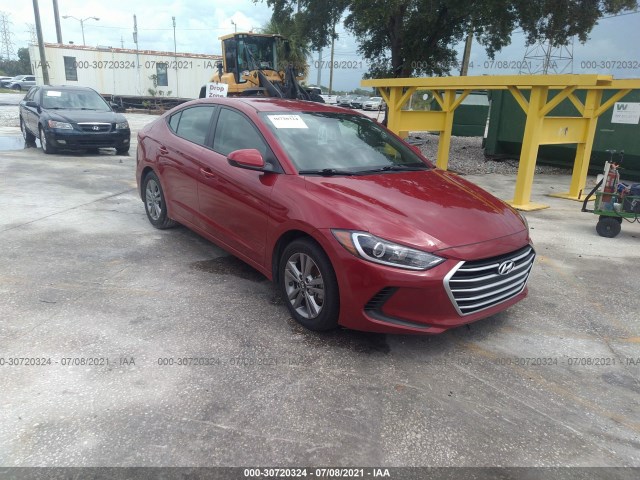 hyundai elantra 2018 kmhd84lf4ju534688