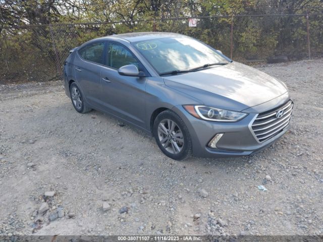 hyundai elantra 2018 kmhd84lf4ju554469