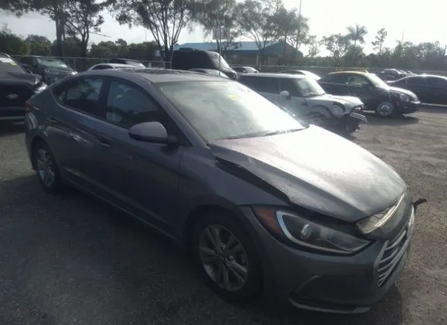 hyundai elantra 2018 kmhd84lf4ju588184