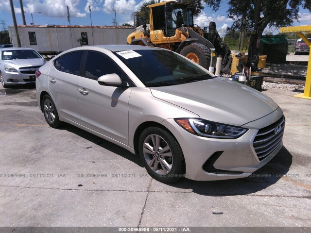 hyundai elantra 2018 kmhd84lf4ju590551