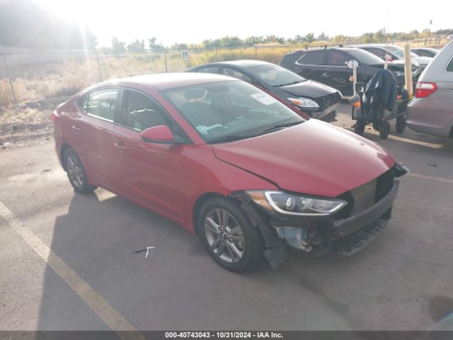 hyundai elantra 2018 kmhd84lf4ju685238