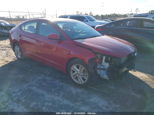 hyundai elantra 2019 kmhd84lf4ku735556