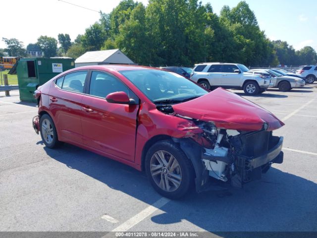 hyundai elantra 2019 kmhd84lf4ku766080