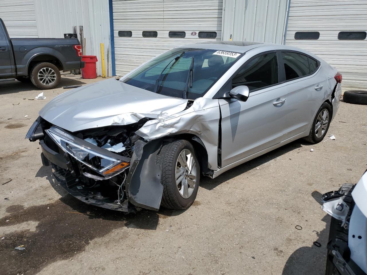 hyundai elantra 2019 kmhd84lf4ku843059