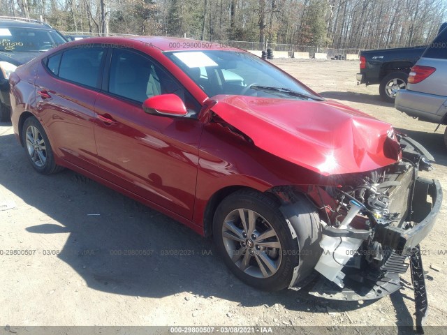 hyundai elantra 2017 kmhd84lf5hu192159