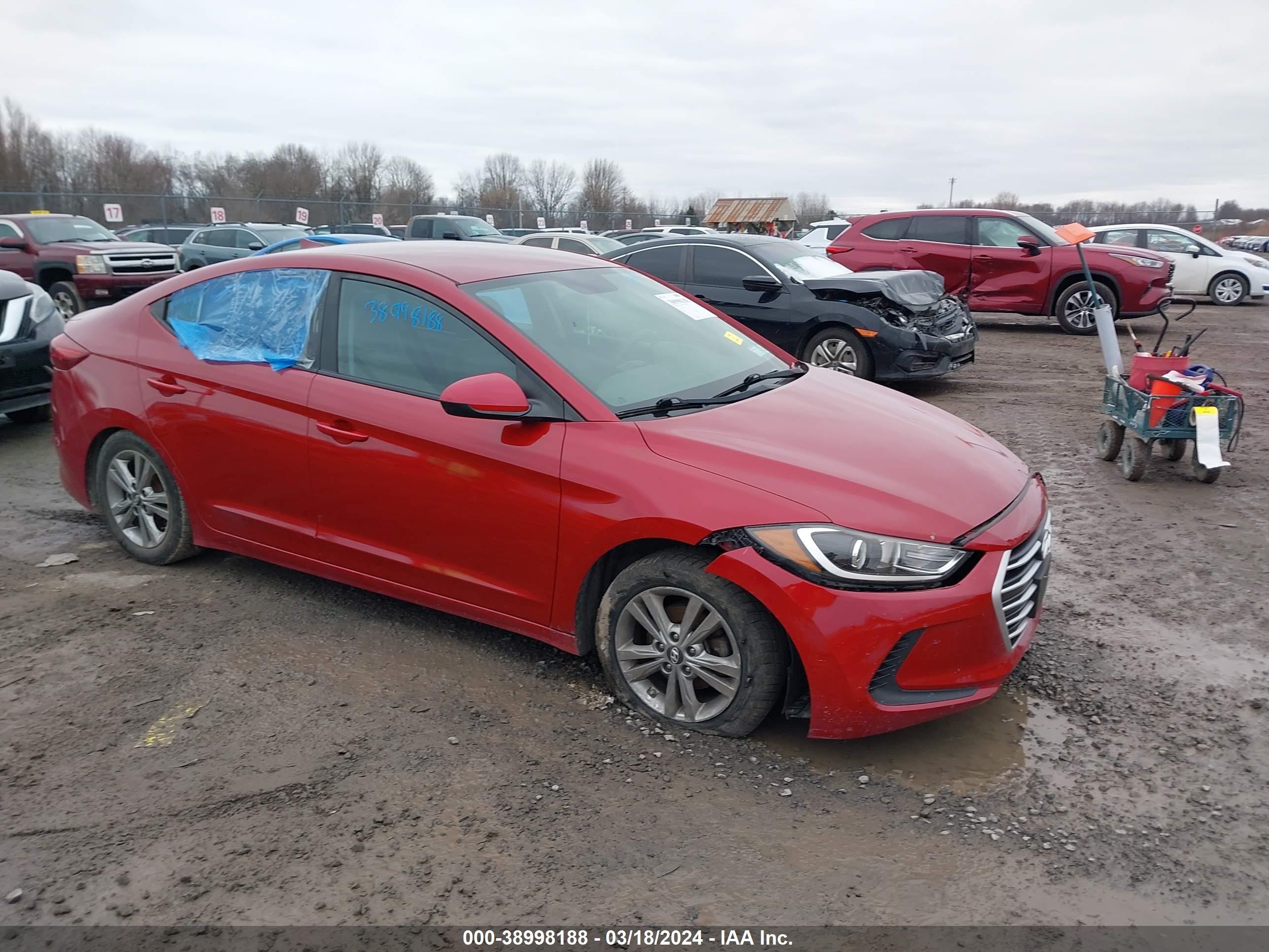 hyundai elantra 2017 kmhd84lf5hu224169