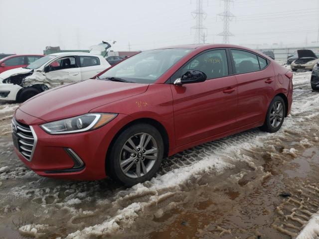 hyundai elantra 2017 kmhd84lf5hu273324