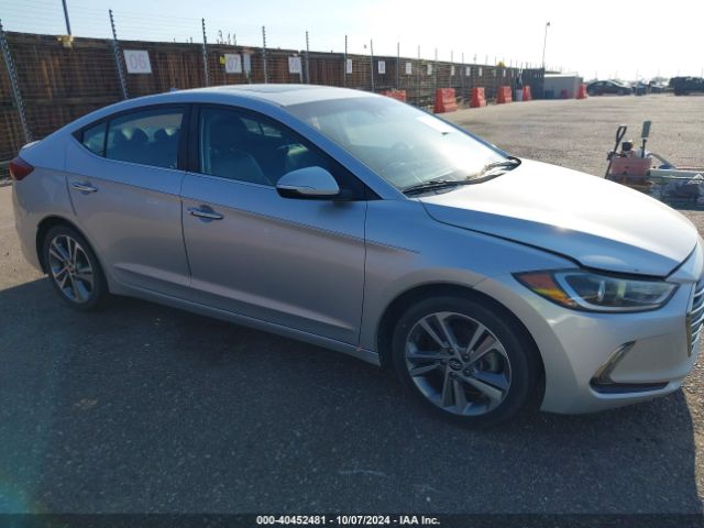 hyundai elantra 2017 kmhd84lf5hu281519