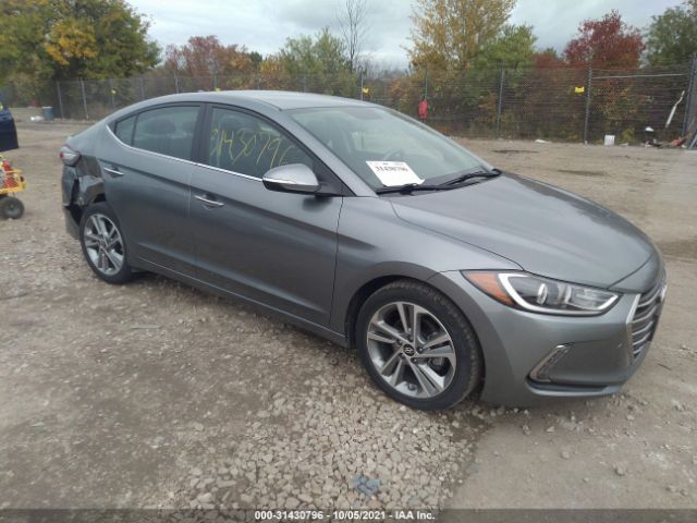 hyundai elantra 2017 kmhd84lf5hu328001