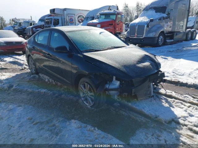 hyundai elantra 2018 kmhd84lf5ju442604