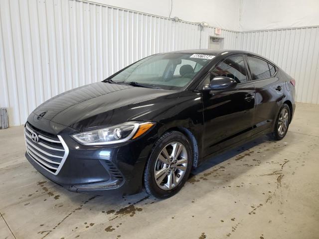 hyundai elantra 2018 kmhd84lf5ju610659