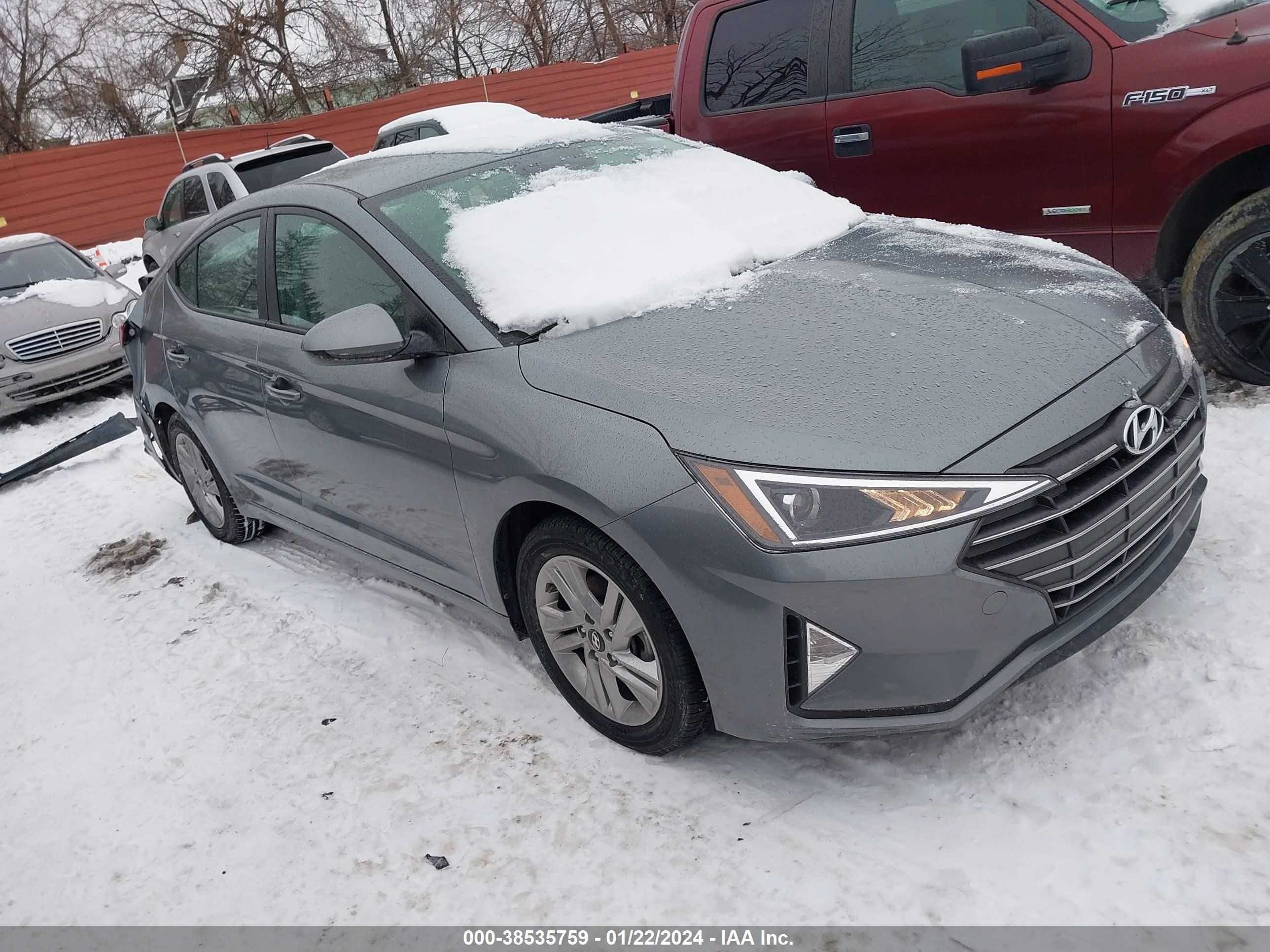 hyundai elantra 2019 kmhd84lf5ku745352