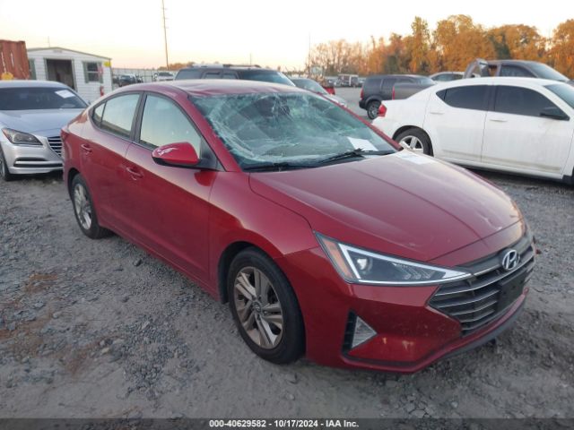 hyundai elantra 2019 kmhd84lf5ku745934