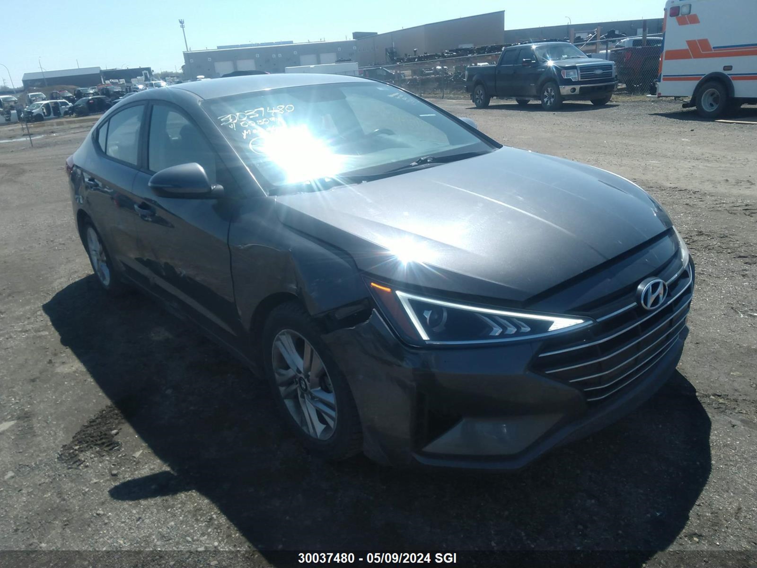 hyundai elantra 2020 kmhd84lf5lu005091