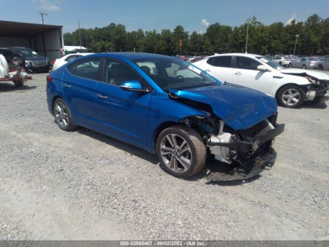 hyundai elantra 2017 kmhd84lf6hu212189