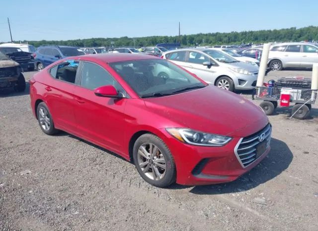 hyundai elantra 2017 kmhd84lf6hu281996