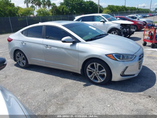 hyundai elantra 2017 kmhd84lf6hu290035