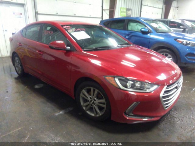 hyundai elantra 2017 kmhd84lf6hu408116