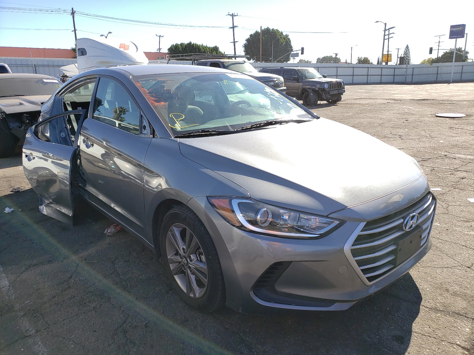 hyundai elantra se 2017 kmhd84lf6hu408777