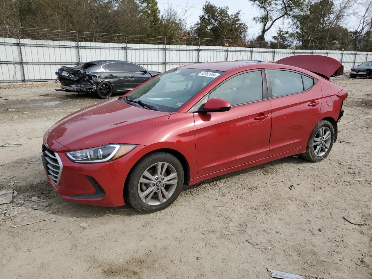 hyundai elantra 2017 kmhd84lf6hu409167