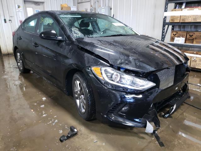 hyundai elantra se 2018 kmhd84lf6ju457497