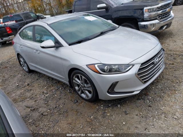 hyundai elantra 2018 kmhd84lf6ju519318