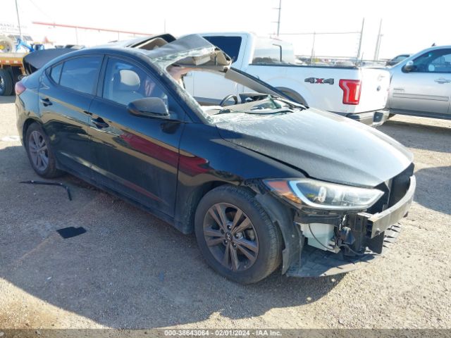 hyundai elantra 2018 kmhd84lf6ju543988