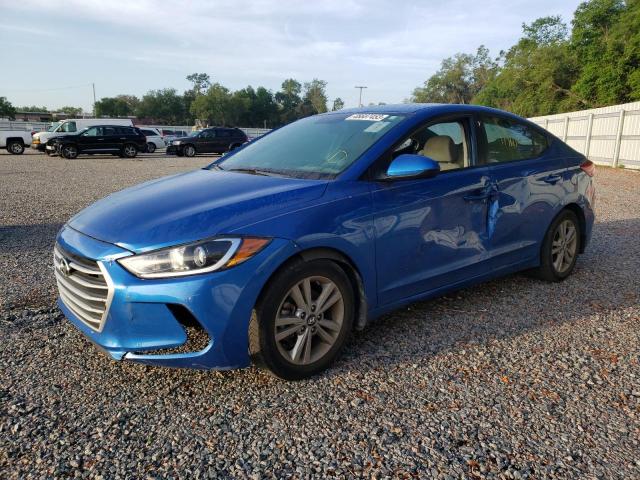 hyundai elantra se 2018 kmhd84lf6ju547166