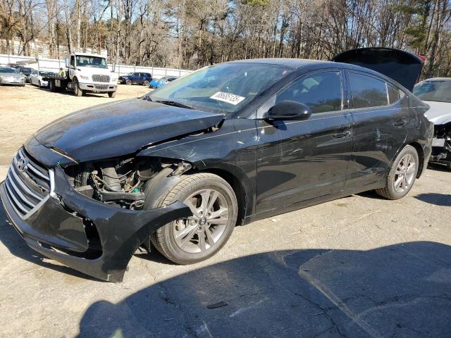 hyundai elantra se 2018 kmhd84lf6ju613716