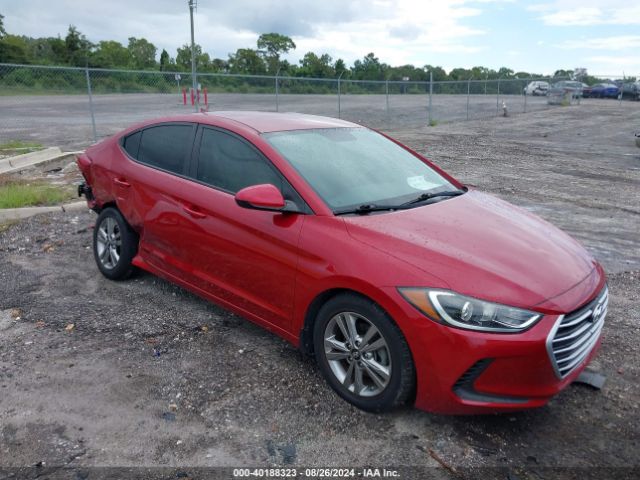 hyundai elantra 2018 kmhd84lf6ju614235