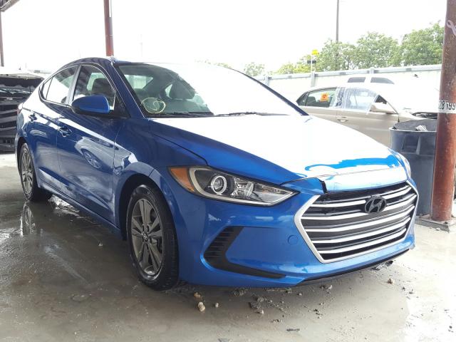 hyundai elantra se 2018 kmhd84lf6ju615160