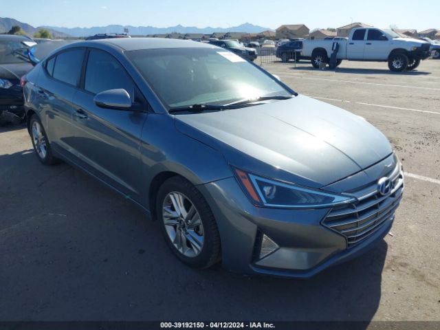 hyundai elantra 2019 kmhd84lf6ku761642