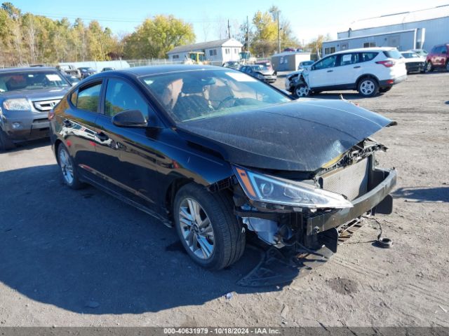 hyundai elantra 2019 kmhd84lf6ku848618