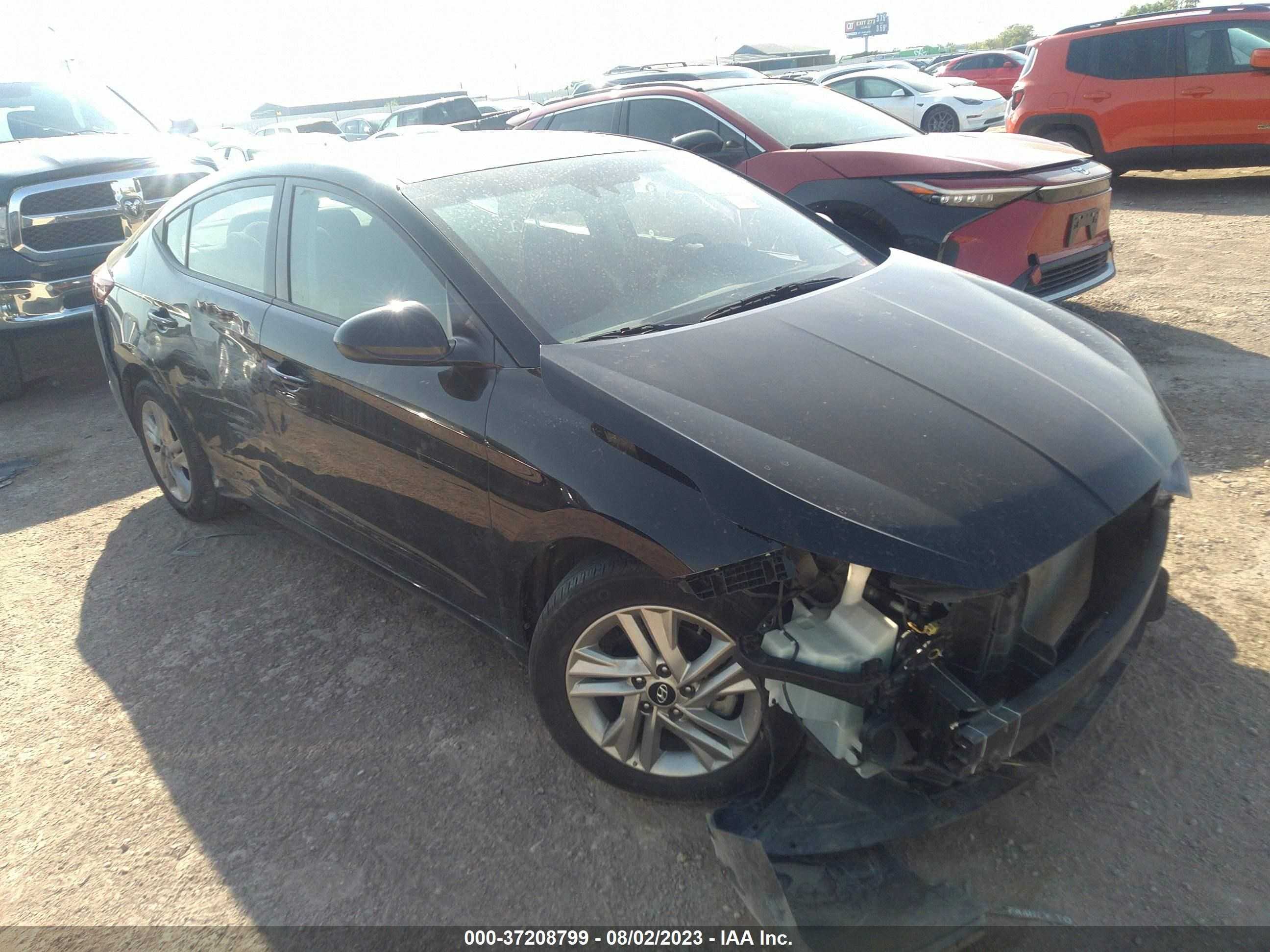 hyundai elantra 2020 kmhd84lf6lu953855