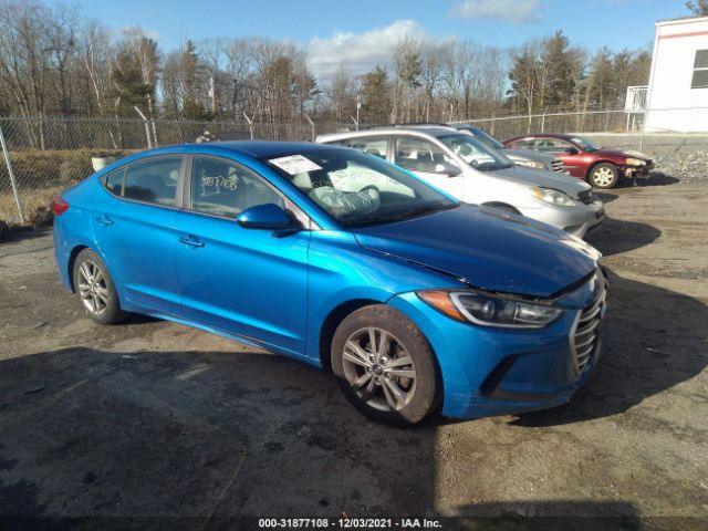 hyundai elantra 2017 kmhd84lf7hu103336