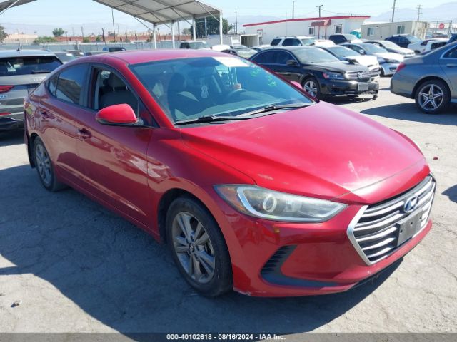 hyundai elantra 2017 kmhd84lf7hu144968