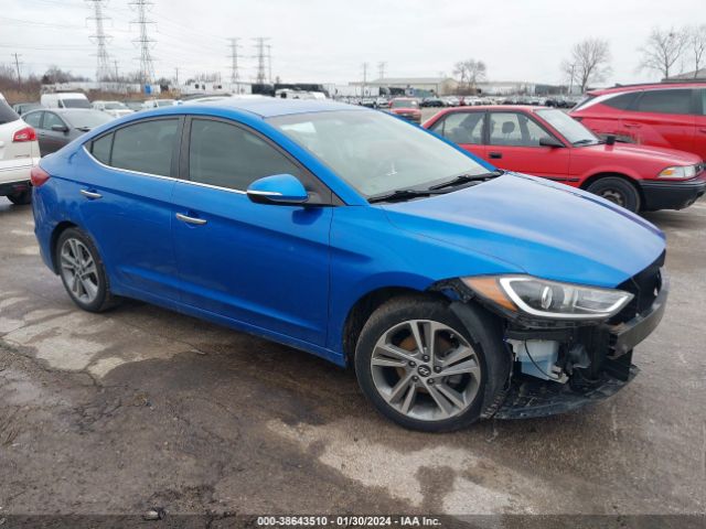 hyundai elantra 2017 kmhd84lf7hu229566