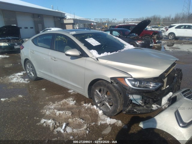 hyundai elantra 2017 kmhd84lf7hu248926