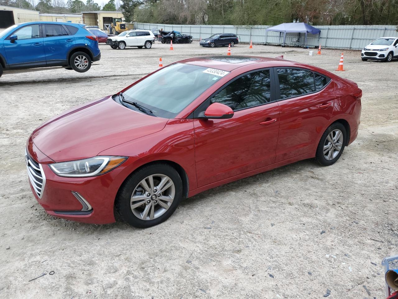 hyundai elantra 2017 kmhd84lf7hu273230