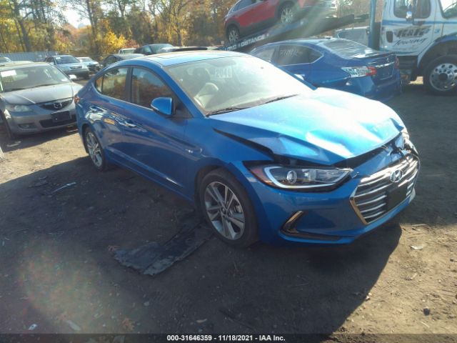 hyundai elantra 2017 kmhd84lf7hu314309