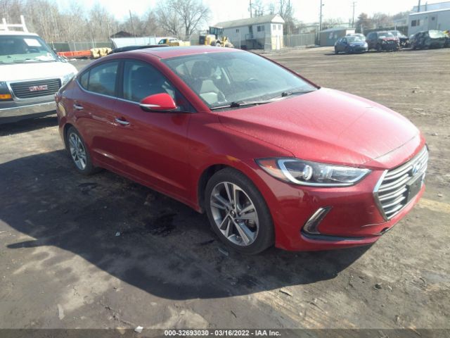 hyundai elantra 2017 kmhd84lf7hu339436