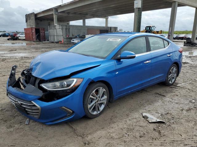 hyundai elantra 2017 kmhd84lf7hu357211