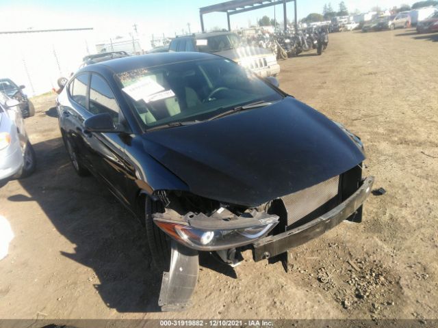 hyundai elantra 2018 kmhd84lf7ju457637