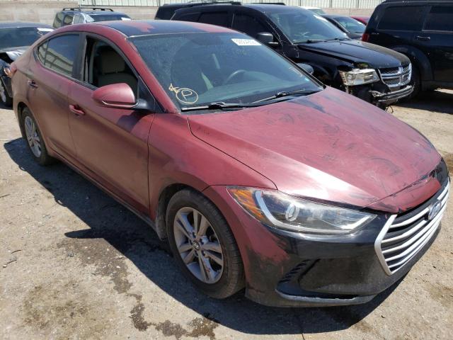 hyundai elantra se 2018 kmhd84lf7ju470291