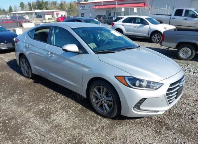 hyundai elantra 2018 kmhd84lf7ju519232