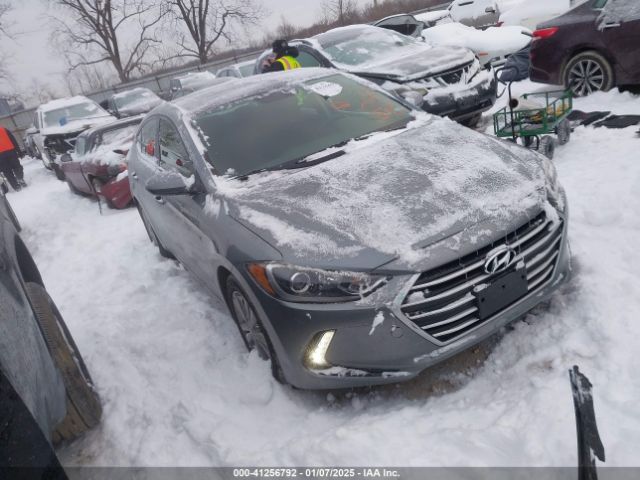 hyundai elantra 2018 kmhd84lf7ju606130